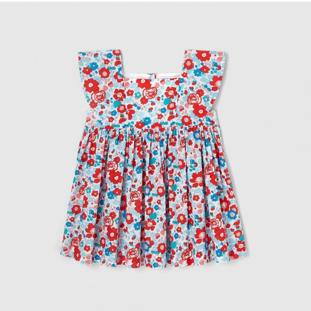 NWT Jacadi Toddler Girl Liberty Print Dress - 36 months